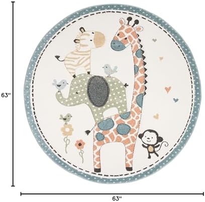 SAFAVIEH Carousel Kids Collection Area Rug - Image 2