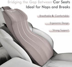 FLORICH 2-in-1 Memory Foam Car Seat Lumbar Support - Image 5