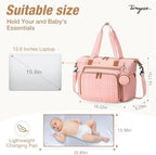 Diaper Bag Tote, Large Baby Hospital Bag - Image 4