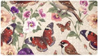 Bathtub Mat Non Slip 26.8x15.1 Inch, Butterflies Pansies Birds Shower Mat by Anna+Cowper