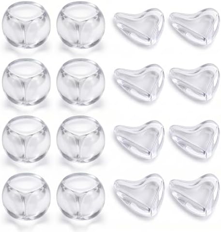 16Pcs Clear Baby Corner Protectors, Baby Proof Furniture Edge Safety Guards by SUTOUG