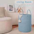 JMvicyroam 100L Cotton Rope Laundry Basket Hamper - Image 4