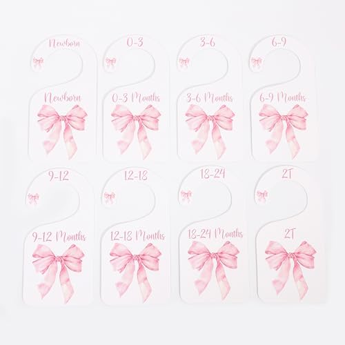 Bow Nursery Closet Dividers, Bow Baby Shower, Girl Closet Dividers - Image 3