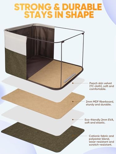 BALEINE 1 Pack Fabric Closet Storage Bins - Image 3