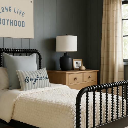 Long Live Boyhood Boys Room Throw Pillow Cover 12x20, Playroom Kids Throw - Image 4