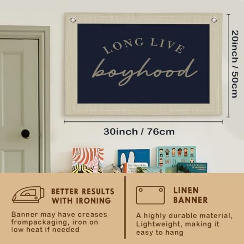 Lacama Vintage Long Live Boyhood Boys Room Decor - Image 4