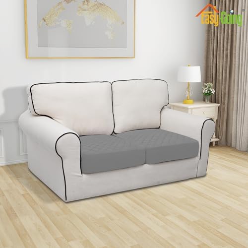 Easy-Going Waterproof Loveseat Cushion Covers, Non-Slip Leakproof Sofa Seat - Image 2