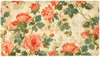 Shower Mat Non Slip 26.8 x 15.1 Inches, Vintage Rose Bathtub Mat Shower Stall by Anna+Cowper