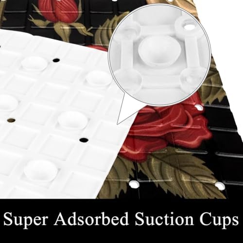 Non Slip Bathtub and Shower Mat 26.8x15.1 inch, Bath Mat - Image 3