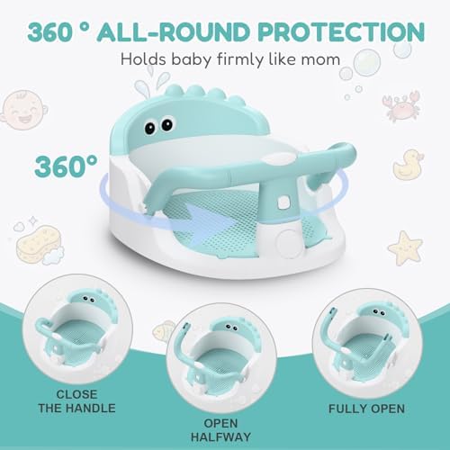 Baby Bath Seat for Babies 6 Months & Up Sitting Up - Image 4