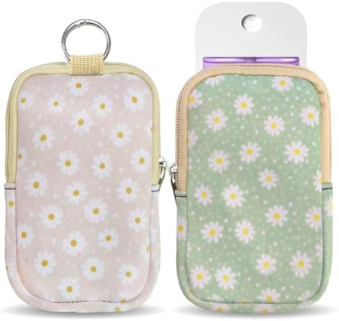 2PCS Hand Sanitizer Spray Case Compatible, Hand Sanitizer Holder, Mini Zippered by Jusen