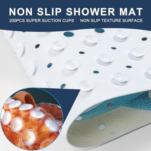 XIYUNTE Baby Bath Mat for Tub Non Slip Kids Bath Mat - Image 3