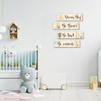 BirtDerr Winnie Nurasy 4Pcs Winnie Bedroom Wall Decor - Image 3