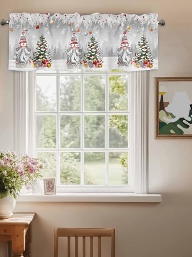 Vandarllin Christmas Gnome Valance Curtains - Image 3