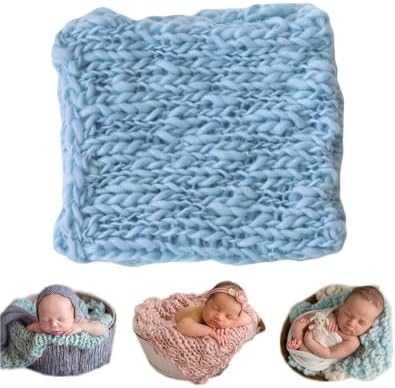 Coberllus Newborn Baby Photography Twist Blanket, Baby Photo Props by Followusfindusquickly