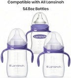 CHUBBIEE Baby Bottle Handles for Lansinoh 5oz & 8oz Bottles, Ergonomic Non-Slip - Image 4