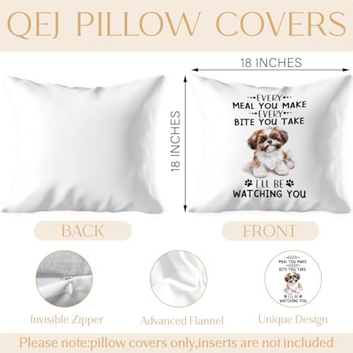 Funny Shih Tzu Pillow Cover 18x18, Shih Tzu Gifts - Image 2
