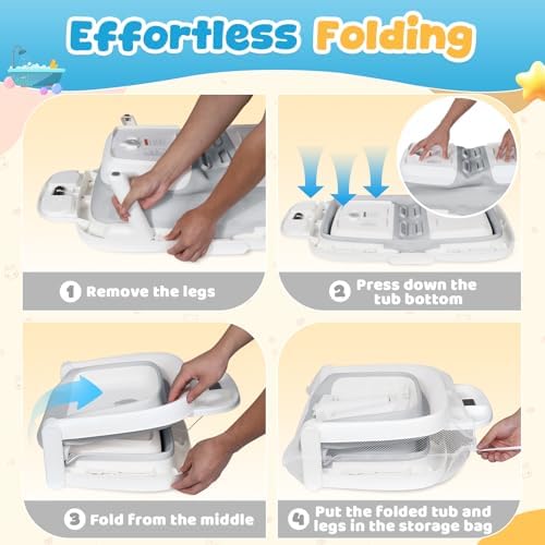 Orzbow Collapsible Baby Bathtub - Image 6