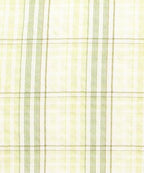 Flat Makeup Bag for Women, Zipper Cosmetic Pouch for Purse, Plaid Green - Image 3