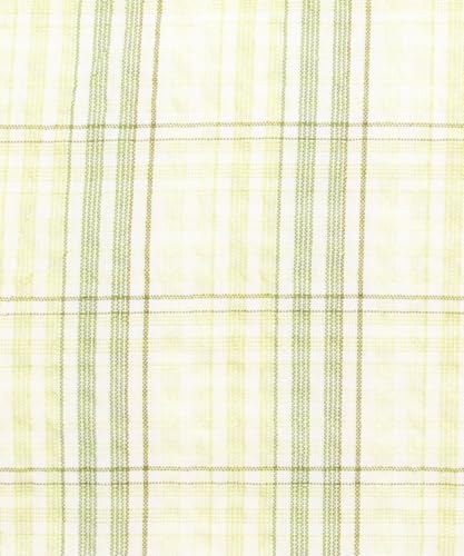 Flat Makeup Bag for Women, Zipper Cosmetic Pouch for Purse, Plaid Green - Image 3