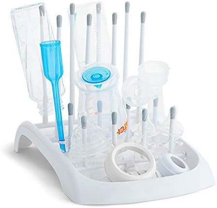 Munchkin Fold Baby Bottle Drying Rack and Bristle Bottle Brush Cleaning - Image 4
