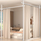 Room Divider for Room Separation, 4-10ft 28-140inch Adjustable Temporary by homefurnishing