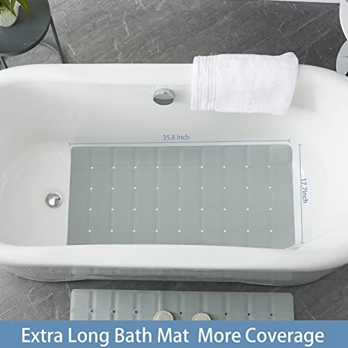 Webos Foldable Silicone Bathtub Mat: Jumbo Size Heavy Duty Safety Bath Mat - Image 2