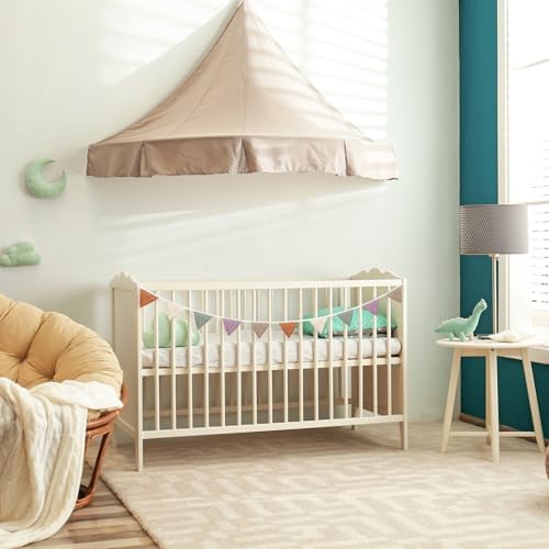 Oudain 2 Pcs Pennant Banner Flags Nursery Garland Triangle, Rich Color - Image 6