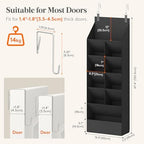 Lifewit 6 Tier Over the Door Shoe Organizer - Image 2