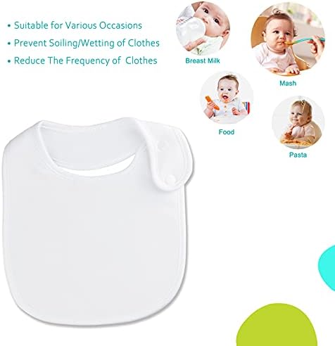 Baby Bibs Soft and Absorbent Cotton Bandana Bibs Set - Image 3