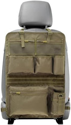 Backseat Car Organizer, Tactical Car Seat Back Organizer, Kick Mats Back Seat by Xomaohei