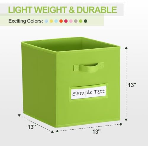 13x13 storage cube bins Foldable Fabric storage cubes - Image 2