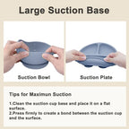 Silicone Baby Feeding Set | Baby Led Weaning Supplies Includes Suction Bowls - Image 5