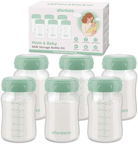 6PCS Breastmilk Storage Bottle Compatible by afontoto