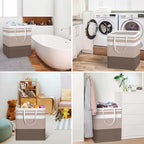 HomeHacks 2 Pack Large Laundry Baskets, Laundry Hampers Bags - Image 6
