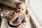 Three Little Tots Modern Silicone Baby Bib – Adjustable Fit Waterproof Catch - Image 2