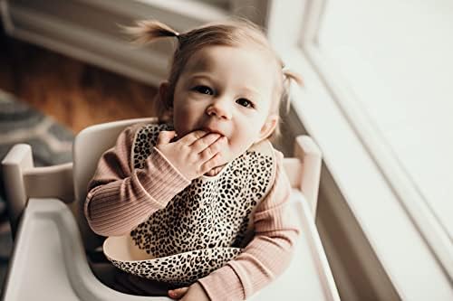 Three Little Tots Modern Silicone Baby Bib – Adjustable Fit Waterproof Catch - Image 2