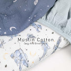 Gllquen Baby Muslin Bassinet Sheets 3pk, Soft Cotton Baby Sheet Boy 33x17 - Image 3
