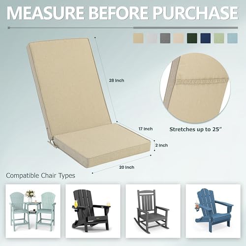Adirondack Chair Cushion - Image 3