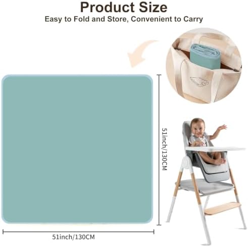 Baby Splat Mat for Under High Chair - Image 3