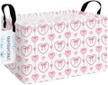 Rectangular Collapsible Pearl Heart Storage Basket Nursery Toy Organizer by LANGYASHAN