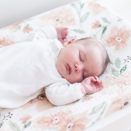 Crane Baby Changing Pad Cover, 100% Cotton Sateen Exterior, Fits Standard 16" x - Image 3