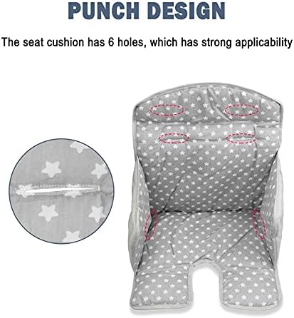 twoworld High Chair Cushion, High Chair Seat Cover - Image 4
