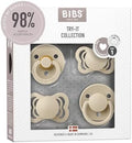 BIBS Try-It Collection | 4-Pack Soothers | BPA-Free Round, Anatomical & by BIBS