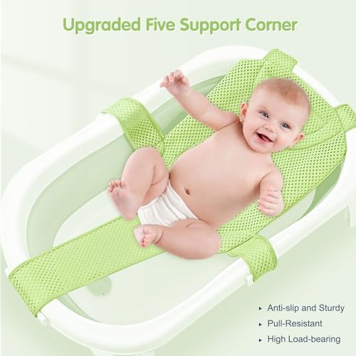 Colorlife Baby Bath Seat Support Net Infant Bathing Seat Support Mat, - Image 2