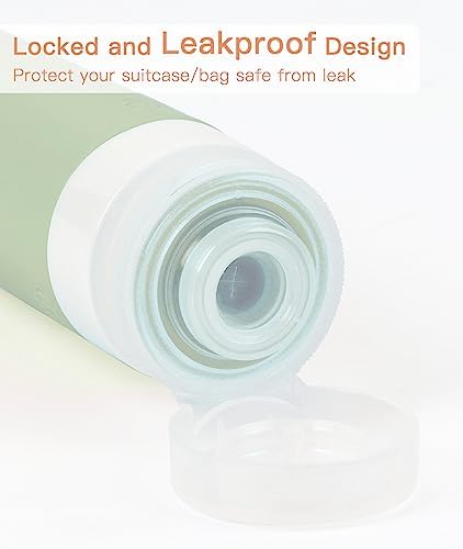 Quatish Travel Bottles for Toiletries, Original Patented Leak Proof Travel Size - Image 2