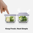Comotomo Glass Baby Food Storage Containers, 4 oz Jars - Image 3