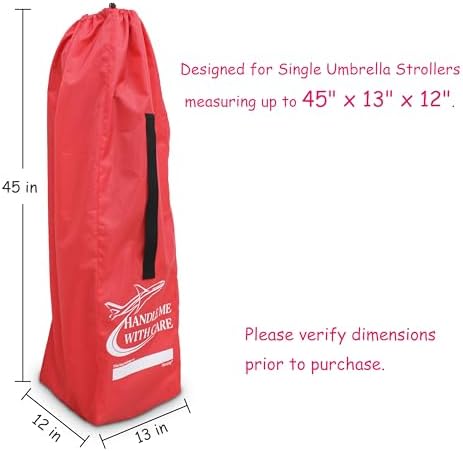 Stroller Travel Bag for Airplane, for Single Umbrella Strollers - Image 3