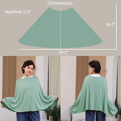 Seejoy Multi-use Nursing Cover for Breastfeeding, 360°Full Coverage Nursing - Image 3