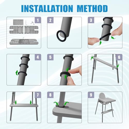 Adjustable Foot Rest for IKEA High Chair, Foot Rest for Baby Feet, High Chair - Image 7